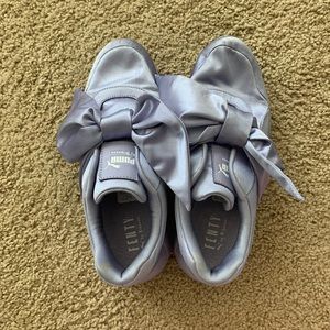 puma rihanna silk bow shoes